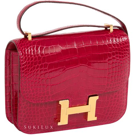 hermes constance mini crocodile